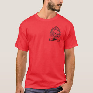 T-shirt Chemise de combat historique de base de Red Mordha
