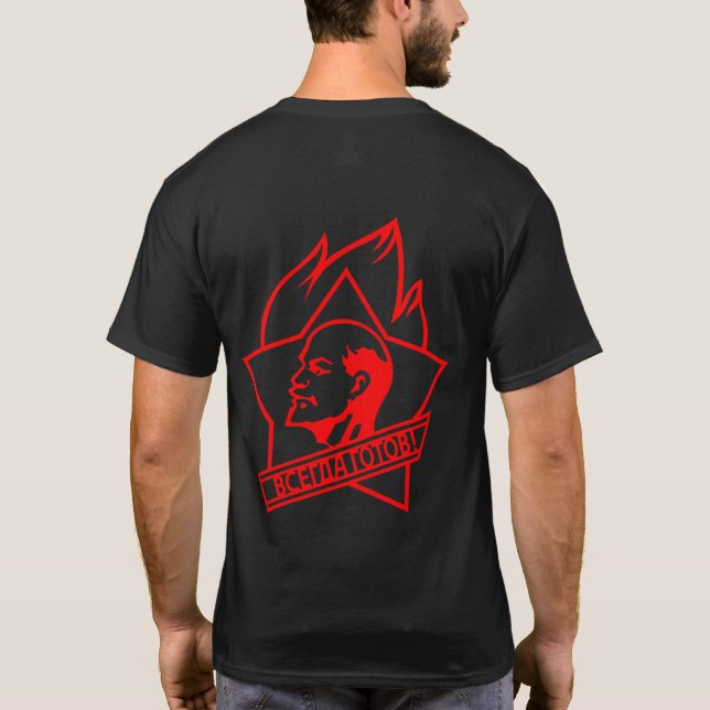 T-shirt Chemise de Comunist Lénine (Dos)