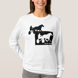 T-shirt Chemise de conception de course d'attelages