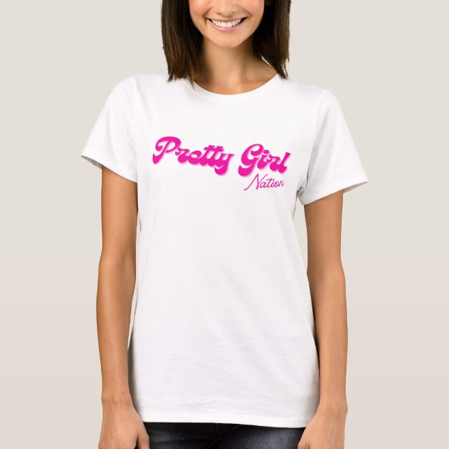 T-shirt Chemise de conception de la lettre de bulle (Devant)