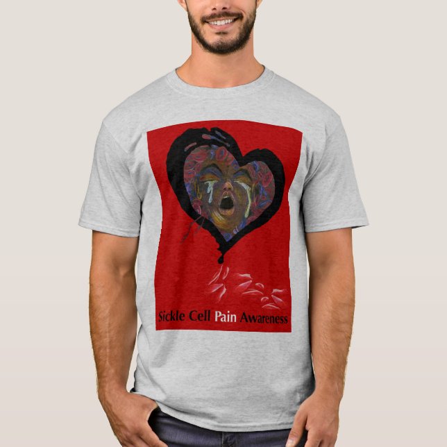 T-shirt Chemise de conscience de douleur de drépanocyte (Devant)