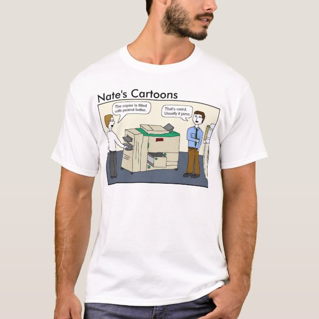 T-shirt Chemise de copieur des bandes dessinées de Nate (Devant)