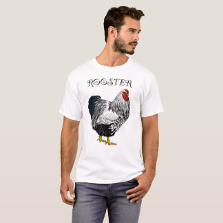 T-shirt Chemise de coq de Wyandotte lacée par argent