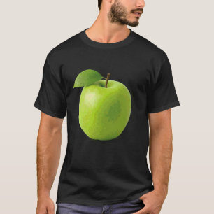 T-shirt Chemise de costume de pomme verte drôle pour coupl