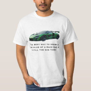 T-shirt Chemise de course automobile