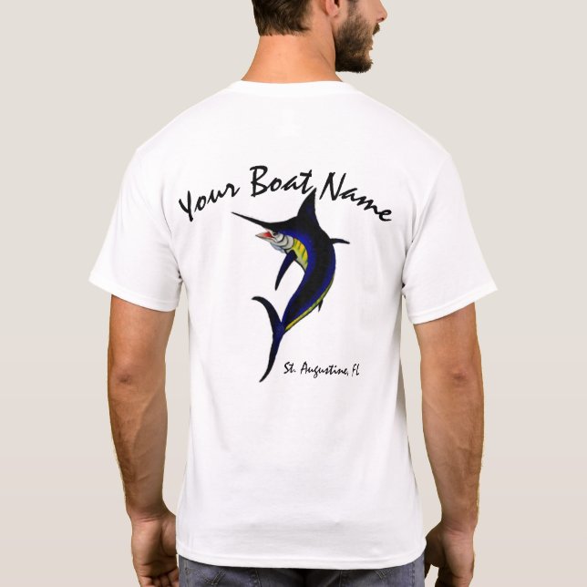T-shirt Chemise de coutume de Marlin (Dos)