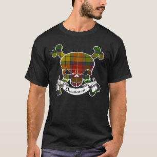 T-shirt Chemise de crâne de tartan de Buchanan