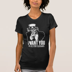 T-shirt Chemise de crâne d'Oncle Sam