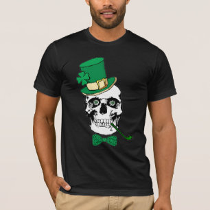 T-shirt Chemise de crâne du jour de St Patrick