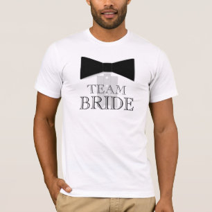 T-shirt Chemise de Cravate de la mariée