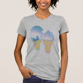 T-shirt Chemise de crème glacée de galaxie