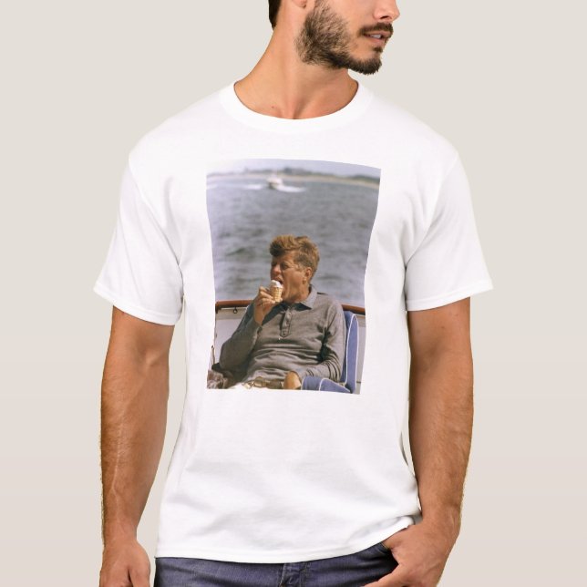T-shirt Chemise de crème glacée de JFK (Devant)
