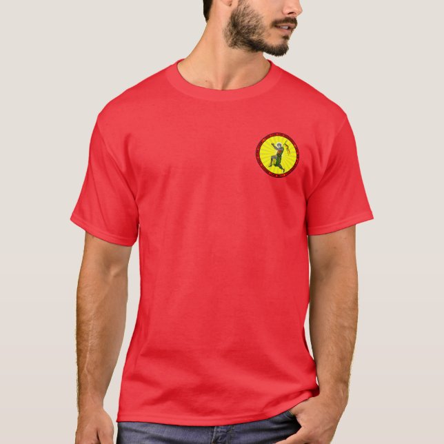 T-shirt Chemise de cri de bataille d'agenouillement de (Devant)