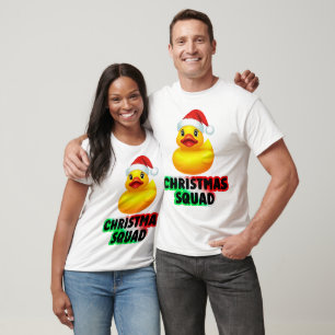 T-shirt Chemise de croisière canard de Noël Squad
