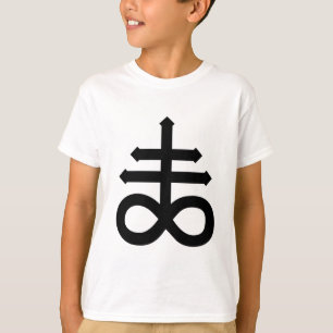 T-shirt Chemise de croix satanique