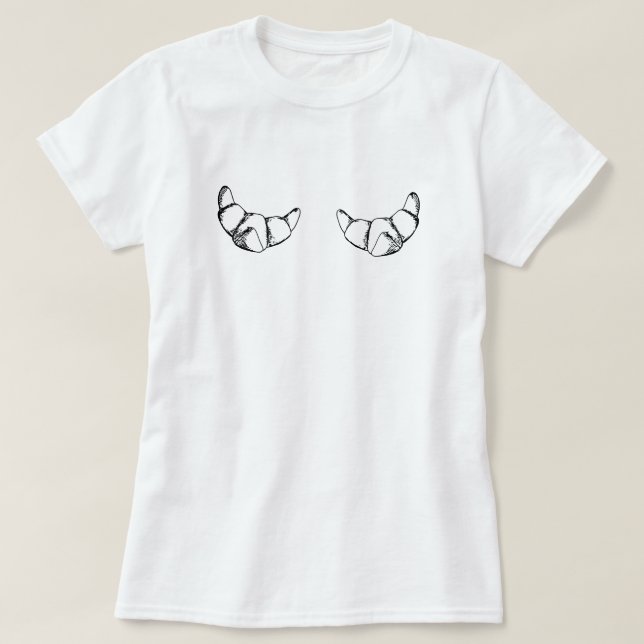 T-shirt Chemise de cuisine du Croissant (Design devant)