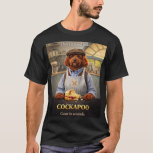 T-shirt Chemise de cuisson Cockapoo   Cadeau de gâteau de 