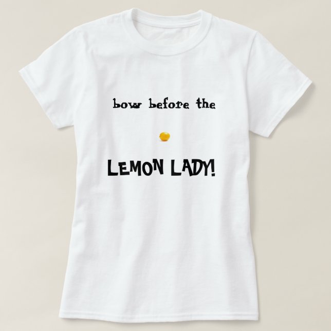 T-shirt Chemise de DAME de CITRON (Design devant)