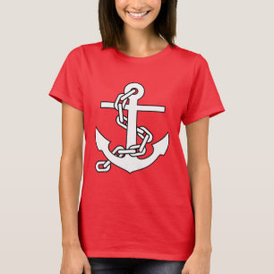 T-shirt Chemise de dames d'Ancre de marin