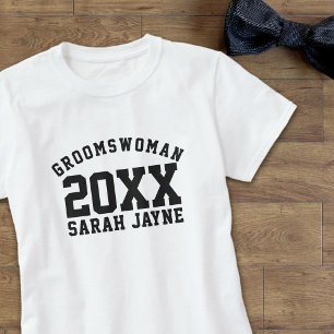 T-shirt Chemise de demoiselle d'honneur pour le marié avec