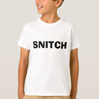 T-SHIRT CHEMISE DE DÉNONCIATEUR POUR ENFANTS