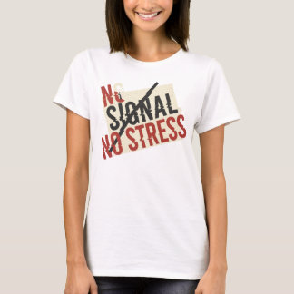 T-shirt Chemise de désintoxication numérique « Pas de sign