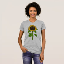 Chemise de dessin de tournesol