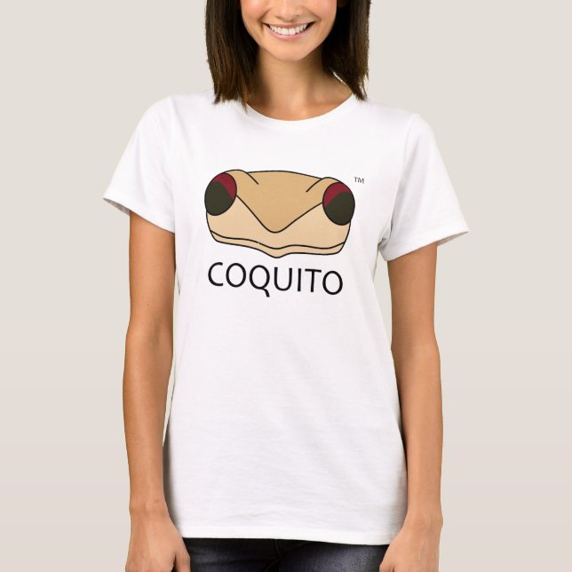 T-shirt Chemise de dessus de spaghetti de Coquito pour des (Devant)