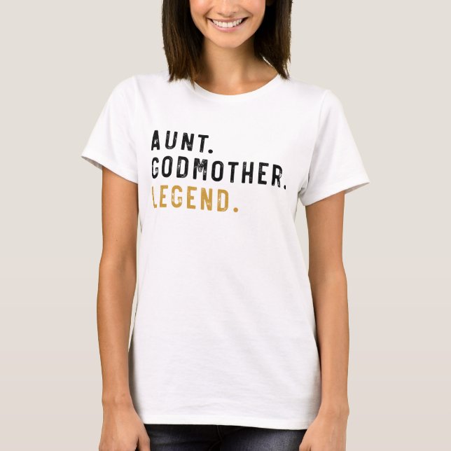 T-shirt Chemise de devis de légende, Texte gras minimalist (Devant)