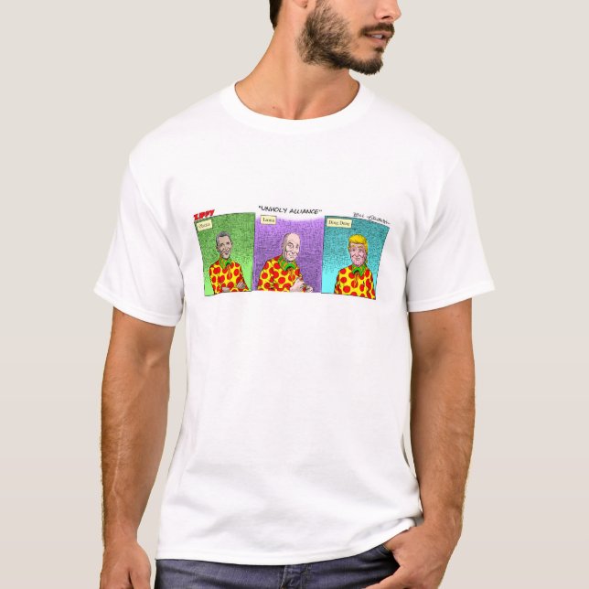 T-shirt chemise de ding dong de lama d'obama (Devant)
