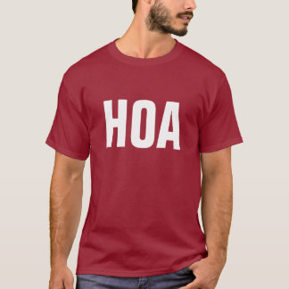 T-shirt Chemise de dirigeant de HOA