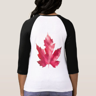 T-shirt Chemise de douille de femmes du Canada