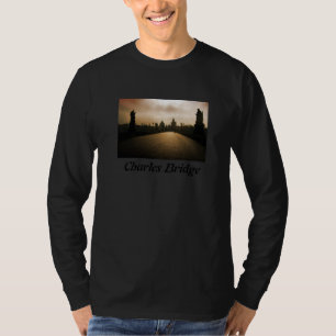 T-shirt Chemise de douille de Prague de pont de Charles