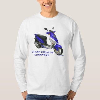 T-shirt Chemise de douille du scooter chinois bon marché
