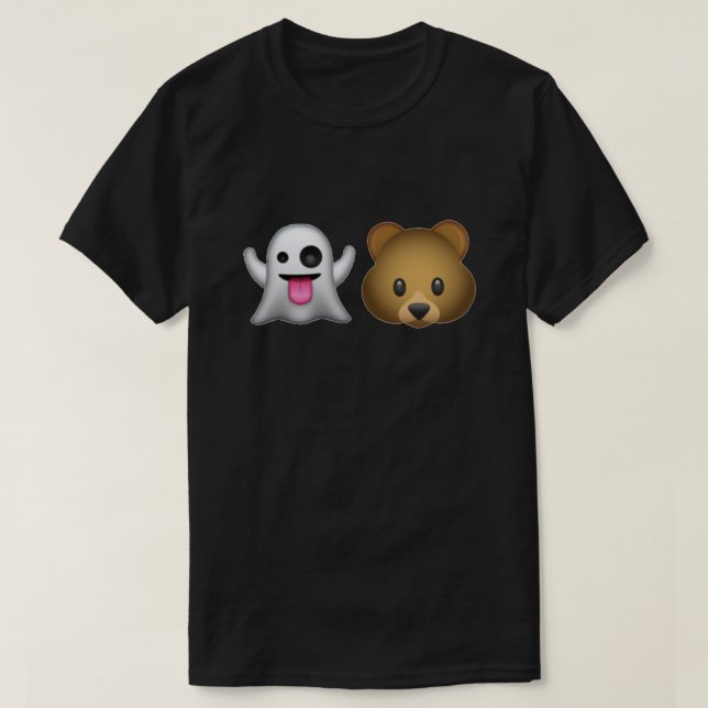 T-shirt Chemise de 🐻 d'ours de 👻 de fantôme (Design devant)