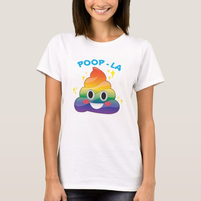 T-shirt Chemise de Dunette-LA d'Emoji de dunette (Devant)