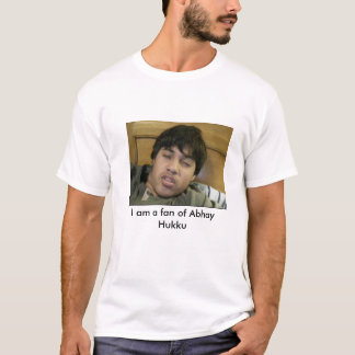 T-shirt Chemise de fan d'Abhay Hukku