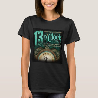 T-shirt Chemise de fantaisie de noir de logo 13 heures