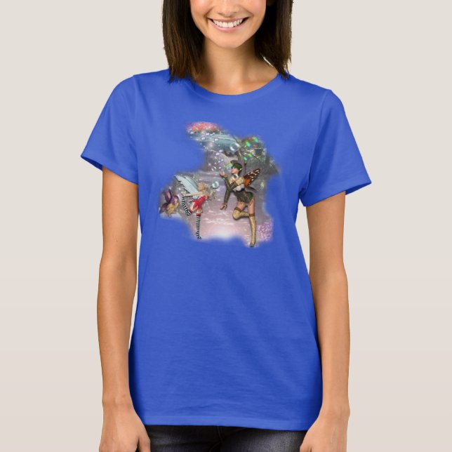 T-shirt Chemise de femme qui souhaite (Devant)