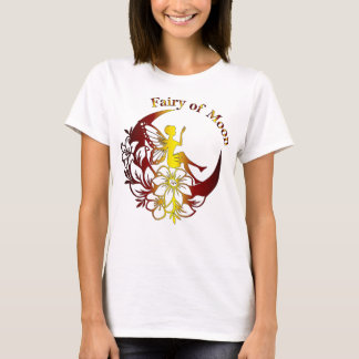 T-shirt Chemise de femmes de fée de lune