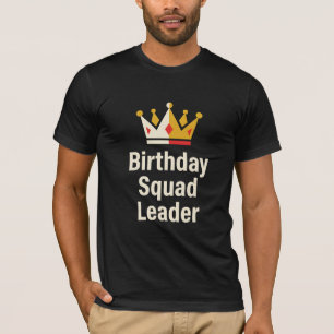 T-shirt Chemise de fête amusante pour le chef de la Squad 