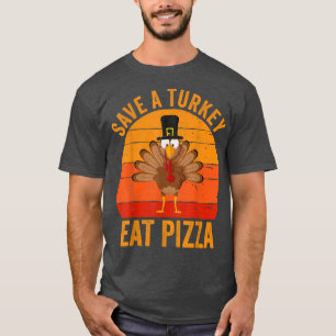 T-shirt Chemise De Fête Turque Sauvez Une Turquie Mange Pi