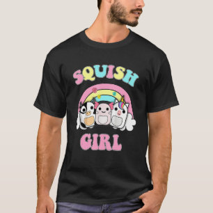 T-shirt Chemise de fille de squish Rainbow Chemise Axolotl