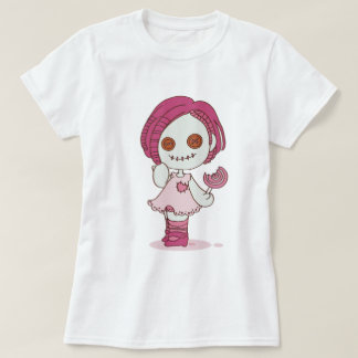 T-shirt chemise de fille de zombi de popsicle de