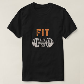 T-shirt Chemise de fitness Barbell Fitness Life