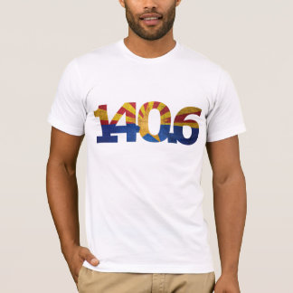 T-shirt Chemise de fond de triathlon de drapeau d'AZ