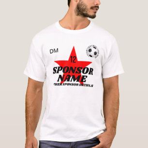 T-shirt Chemise De Football Créer Votre Propre Équipe De F