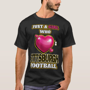 T-shirt Chemise de football de Pittsburgh Vintage rétros