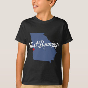 T-shirt Chemise de Fort Benning la Géorgie GA