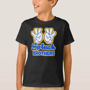 T-shirt Chemise de frères de l'éclaboussure de l'enfant